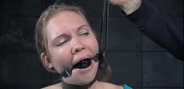  BDSM slave gets gagged and canned